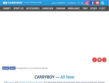 Tablet Screenshot of carryboycanopy.com